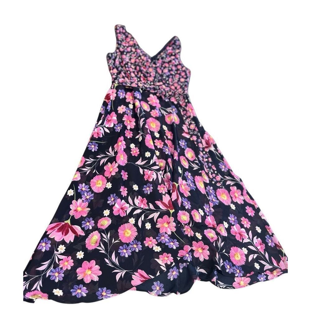 DKNY Chiffon floral dress size 6
